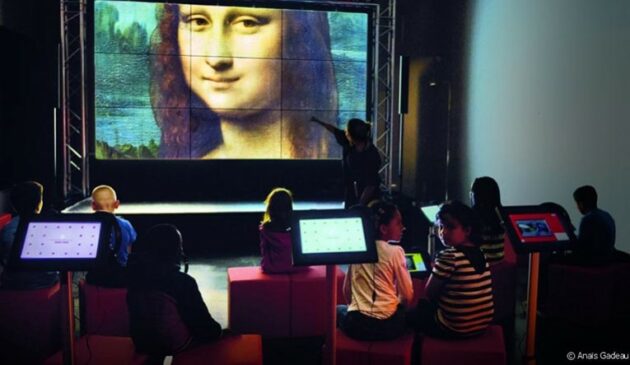 Micro-folie Mona lisa- crédit à Anais Gadeau